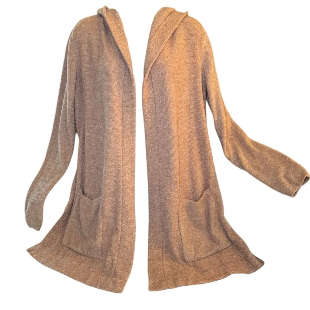 Barefoot Dreams Cozy Chic Lite Long Cardigan Sweater Size M - Picture 2 of 13